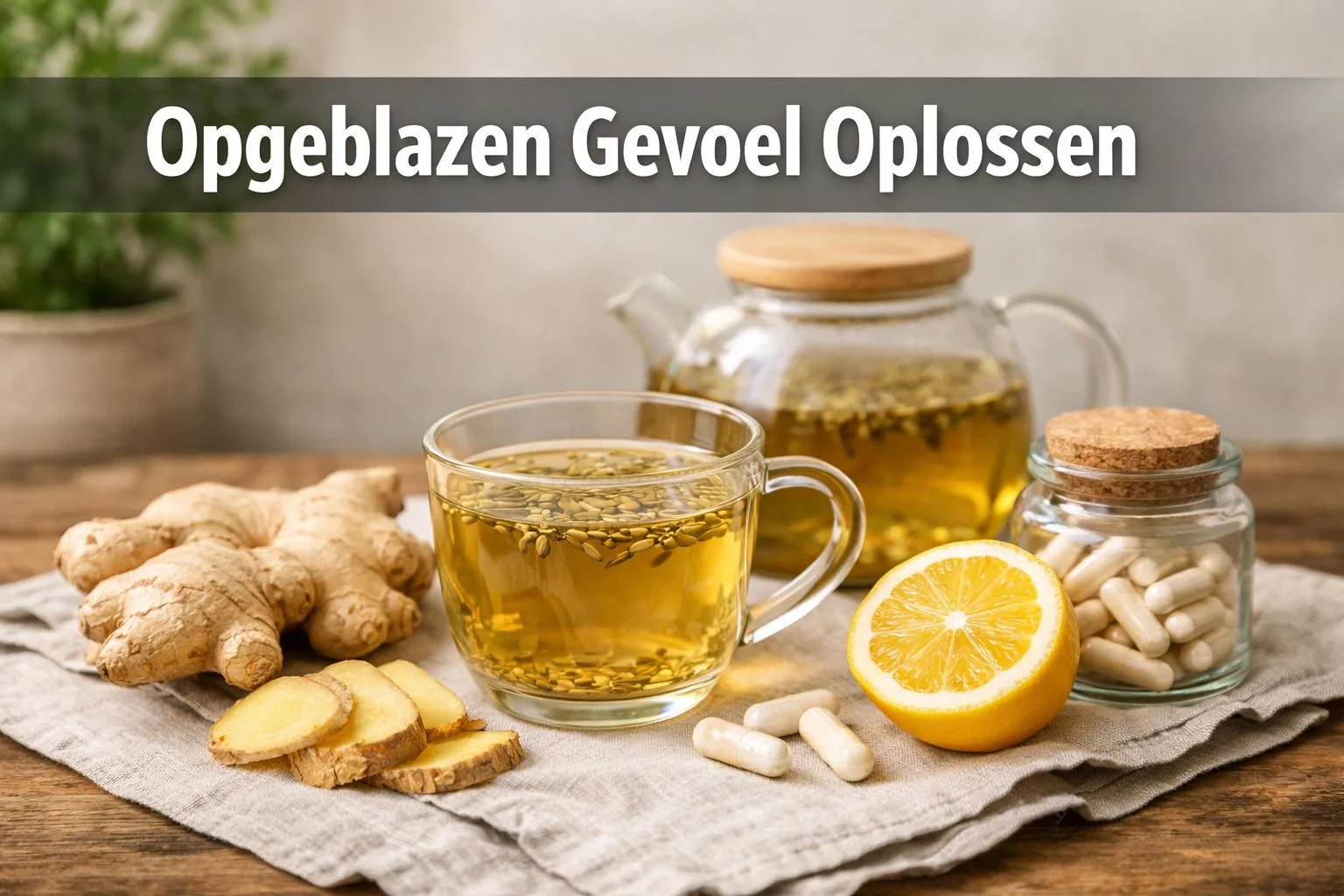 opgeblazen gevoel oplossen